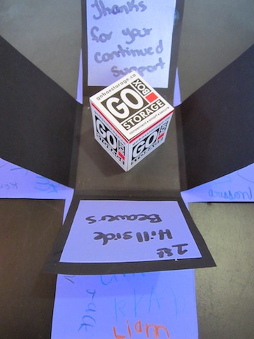 1st Hillside Scouts brings 3D Gift!